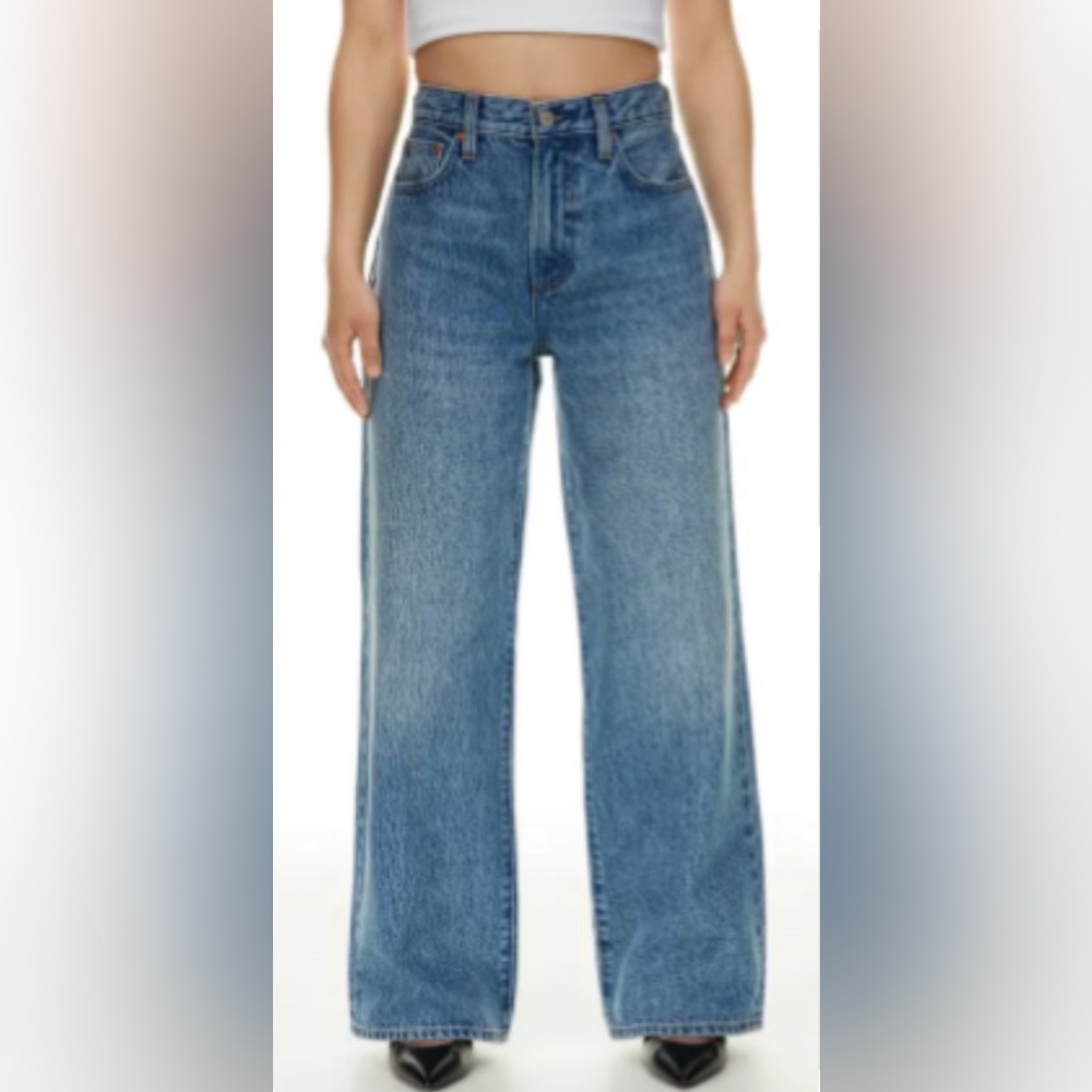 NWT - Aritzia Denim Forum Farrah Jean - 5 Years Kiss N Tell Bleu - Short